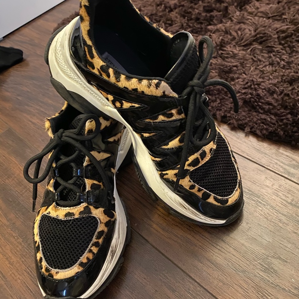 MAXIMUS STEVE MADDEN SNEAKER LEOPARD SIZE 8
